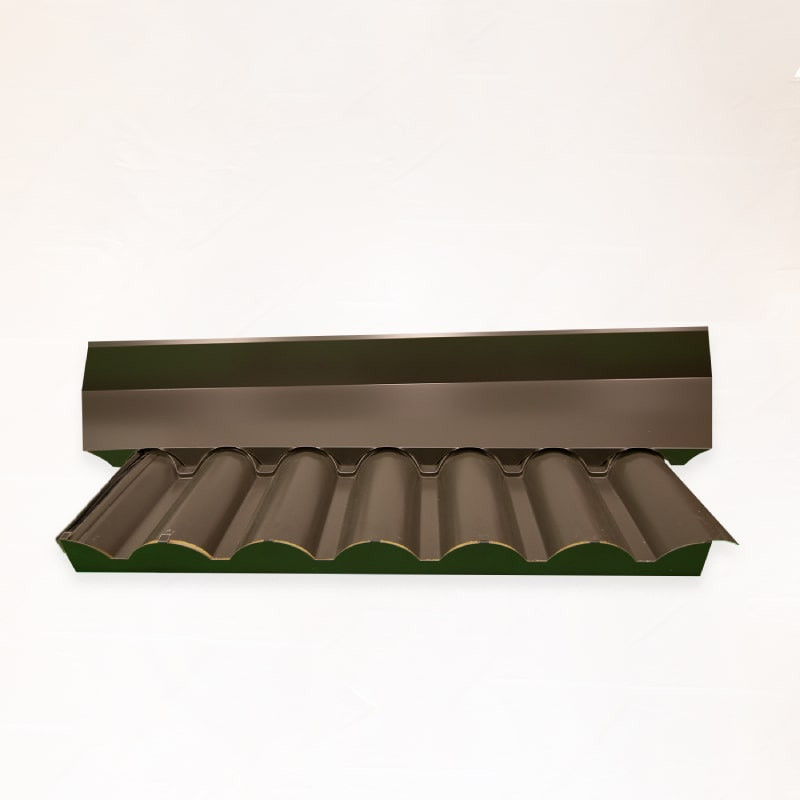 Remate Cumbrera Gris Pizarra a Pâred