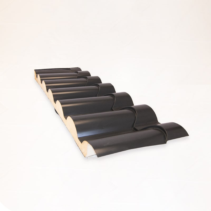 Panel Imitacion Teja Gris Pizarra Imitacion